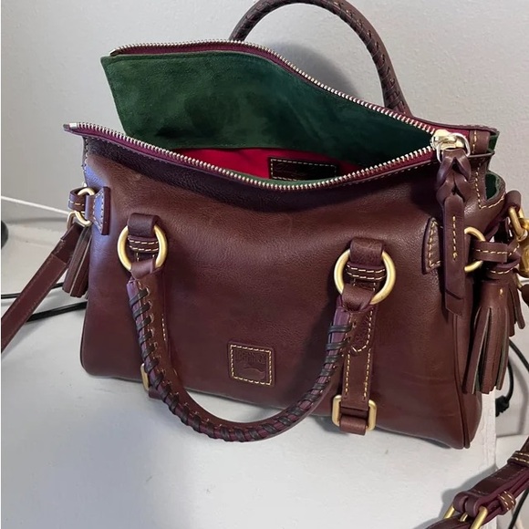 Dooney & Bourke florentine small satchel chestnut - Picture 9 of 9